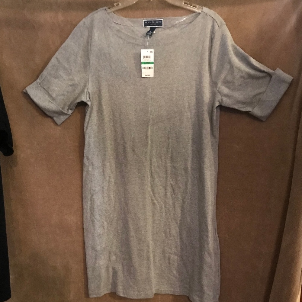 Smoke Grey T-shirt dress/Top